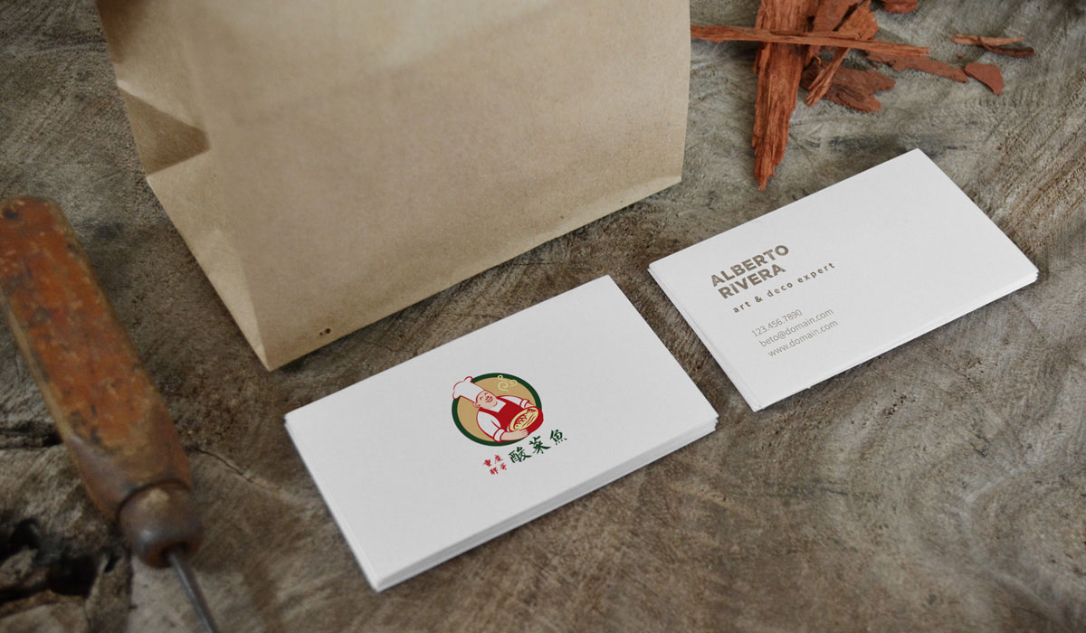 胖哥酸菜魚VI應(yīng)用