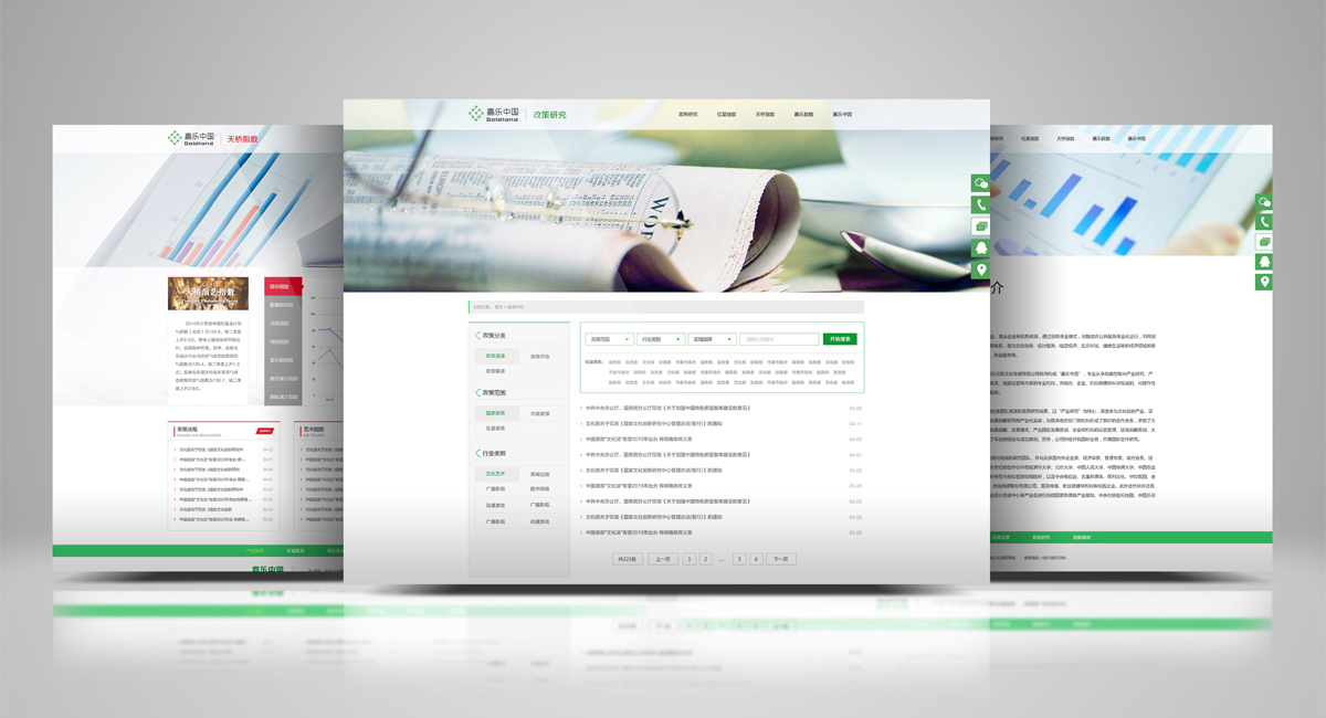 嘉樂中國(guó)網(wǎng)站設(shè)計(jì)效果圖
