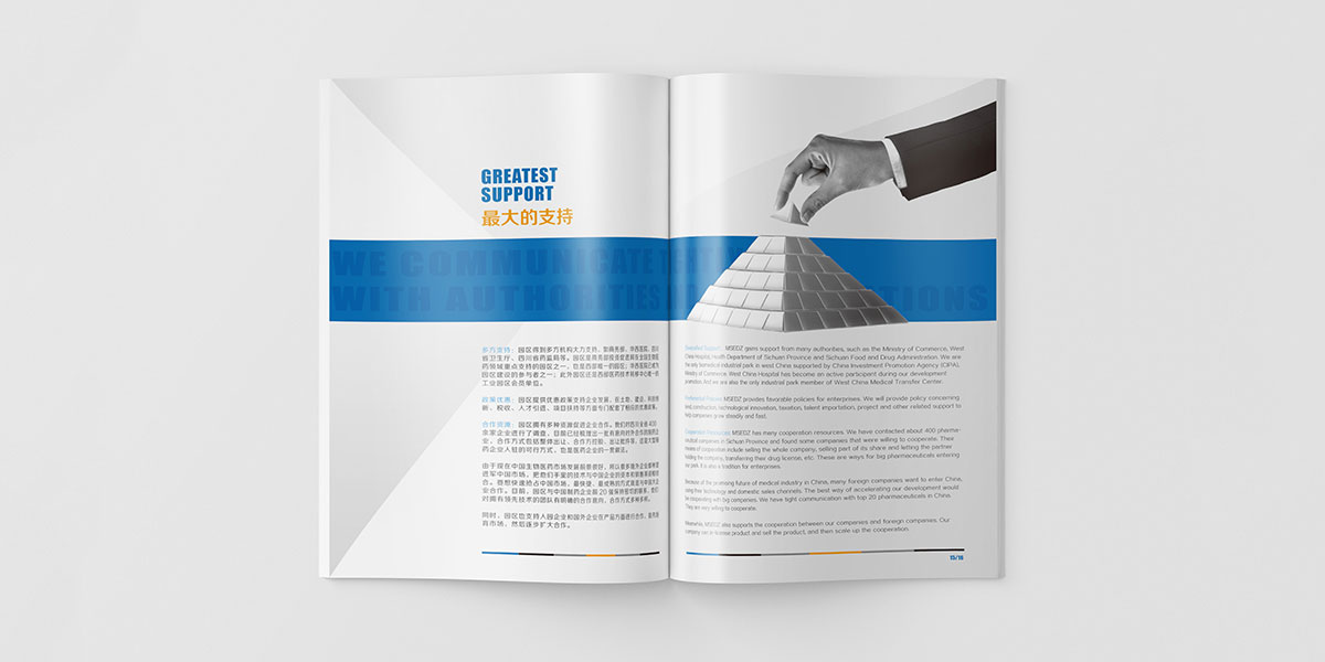 西部藥谷畫冊效果